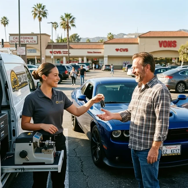 Dodge Challenger key replacement in San Diego County