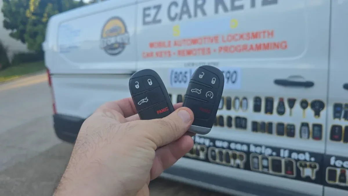 2009 Dodge Dakota key made with no spare by EZ Car Keyz Spring Valley CA