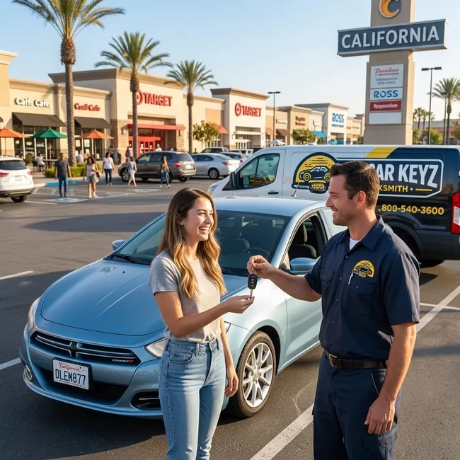 Dodge Dart key replacement in San Diego County