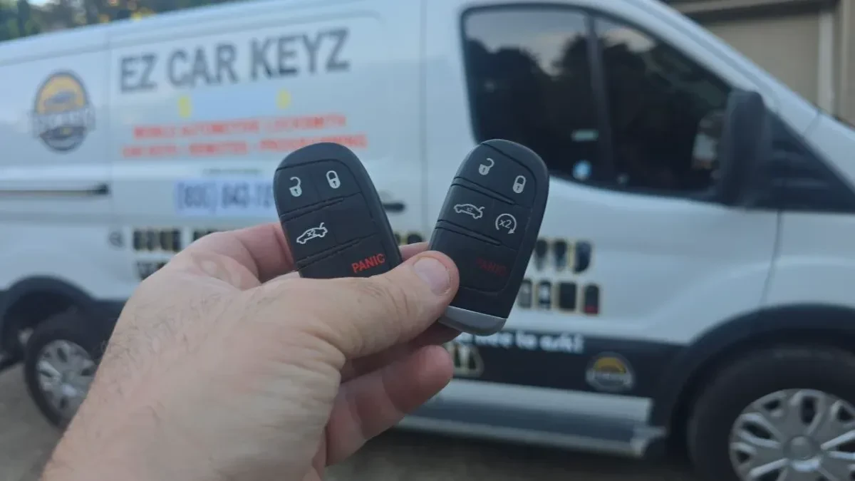 Licensed locksmith replacing 2001 Dodge Durango key in Ramona CA