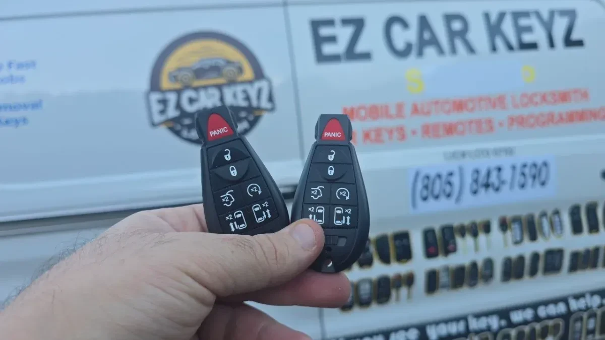 2022 Dodge Durango key replaced in your driveway in Fallbrook CA