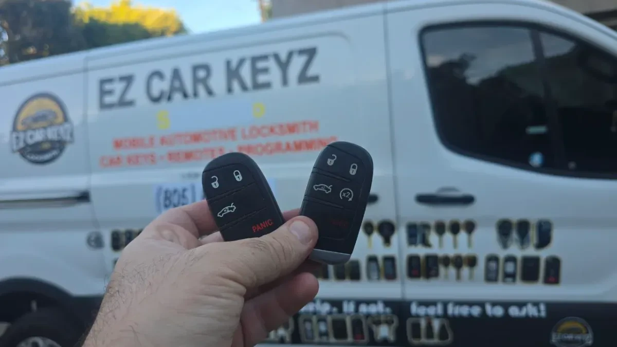 2005 Dodge Neon key made with no spare by EZ Car Keyz Rancho Bernardo CA