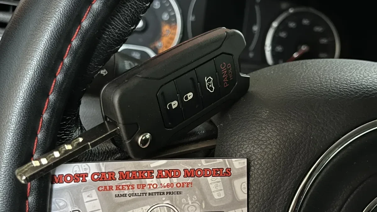 Licensed locksmith replacing 1998 Dodge Viper key in El Cajon CA