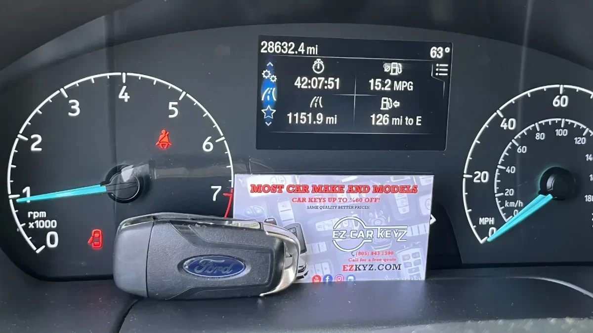 2020 Ford Ecosport key replacement at half the dealer price in Vista CA