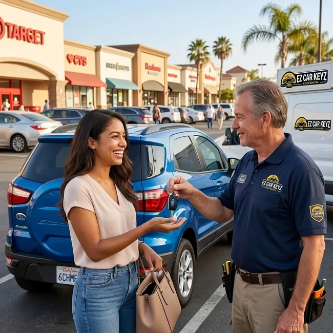 Ford Ecosport key replacement in San Diego County
