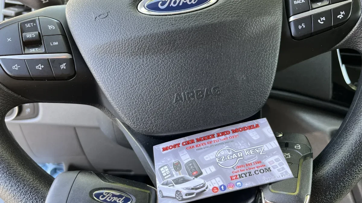 Insured mobile locksmith working on 2023 Ford Edge in Imperial Beach CA