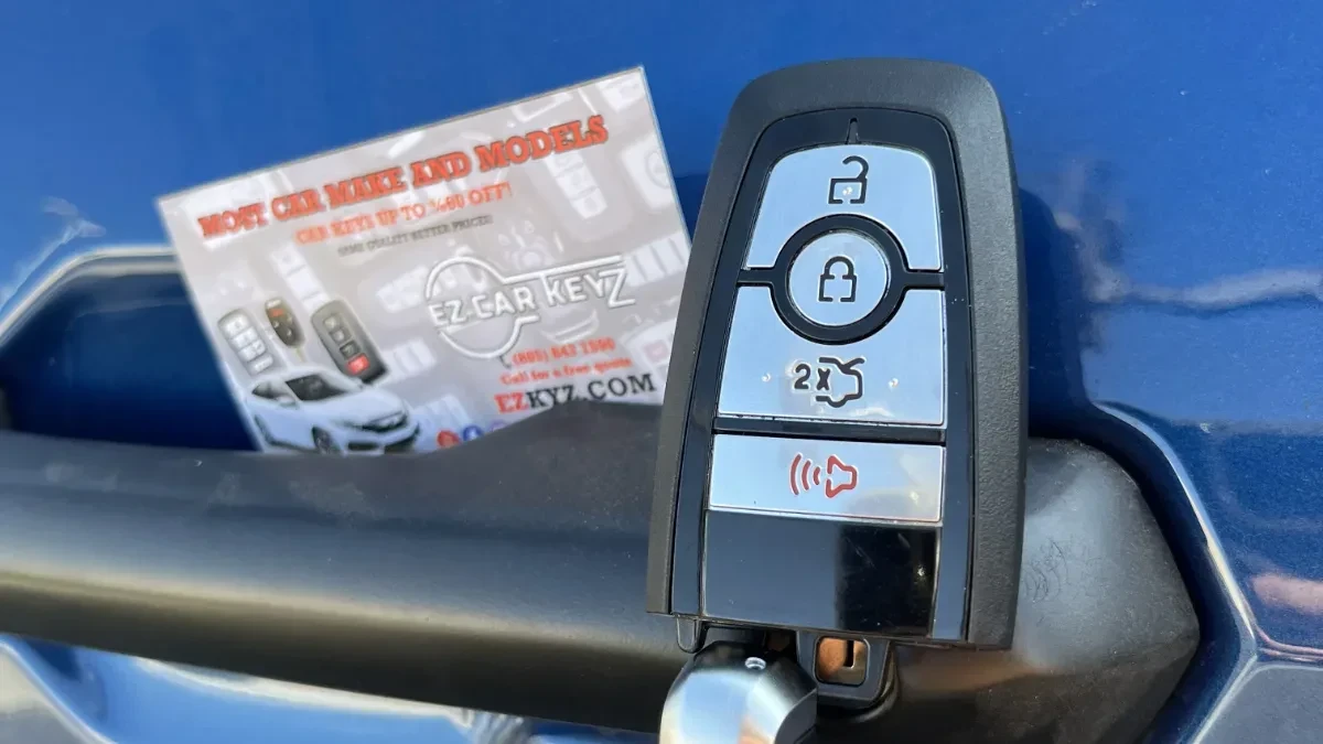 Insured mobile locksmith working on 2010 Ford Escape in San Ysidro CA