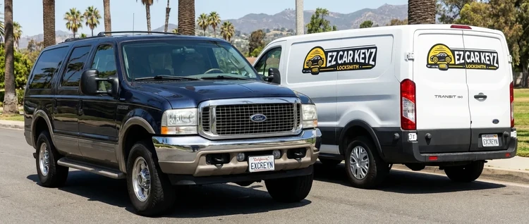 Ford Excursion mobile car key service by EZ Car Keyz in San Diego County