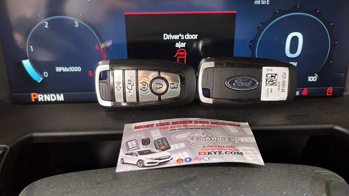 2023 Ford Explorer Affordable Key Replacement - EZ Car Keyz Rancho Bernardo Licensed locksmith replacing 2023 Ford Explorer key in Rancho Bernardo CA