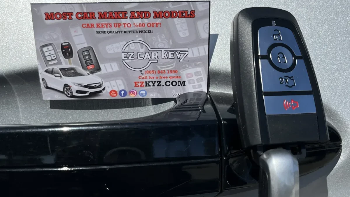 1997 Ford F-250 key made with no spare by EZ Car Keyz Oceanside CA