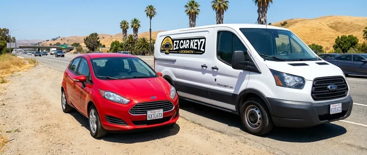 Ford Fiesta mobile car key service by EZ Car Keyz in San Diego County