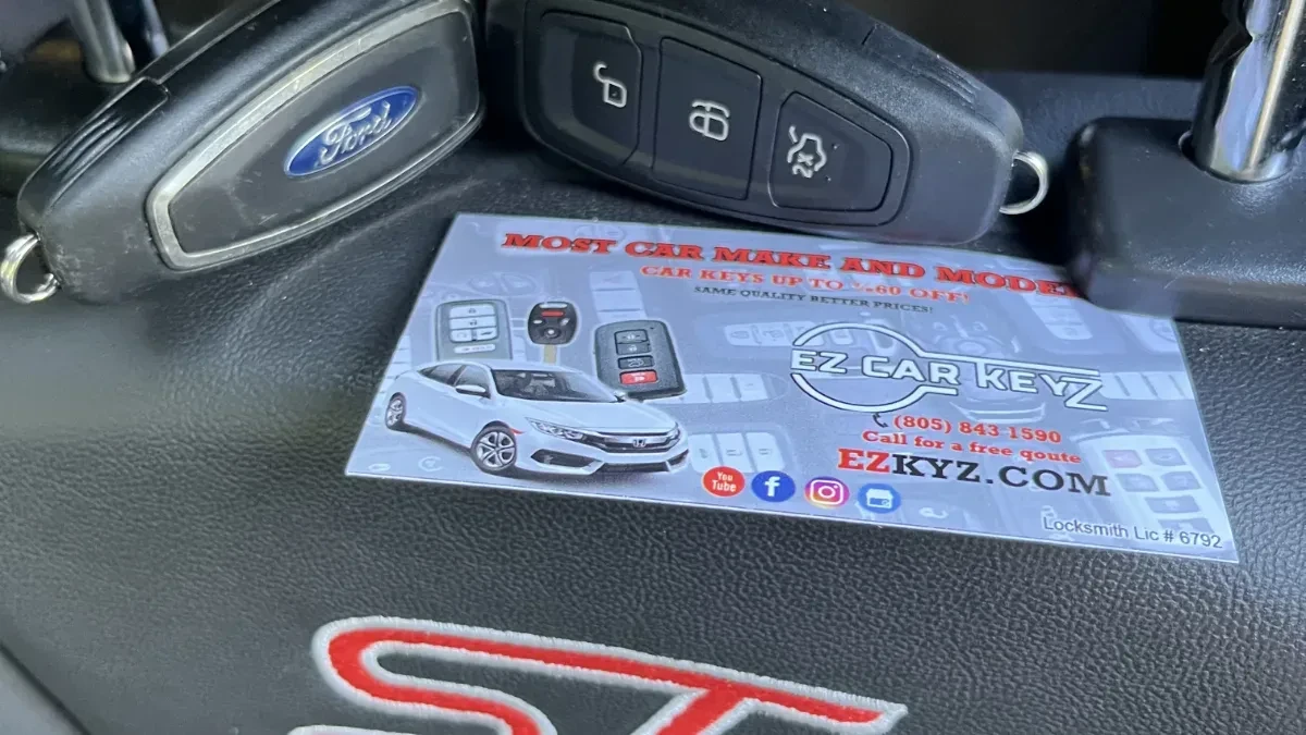 2004 Ford Focus key replaced in your driveway in Alpine CA