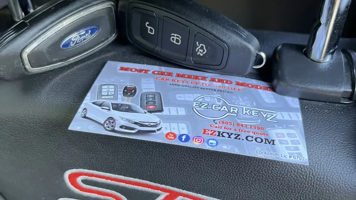 Same-day 2006 Ford Focus key replacement in Chula Vista CA