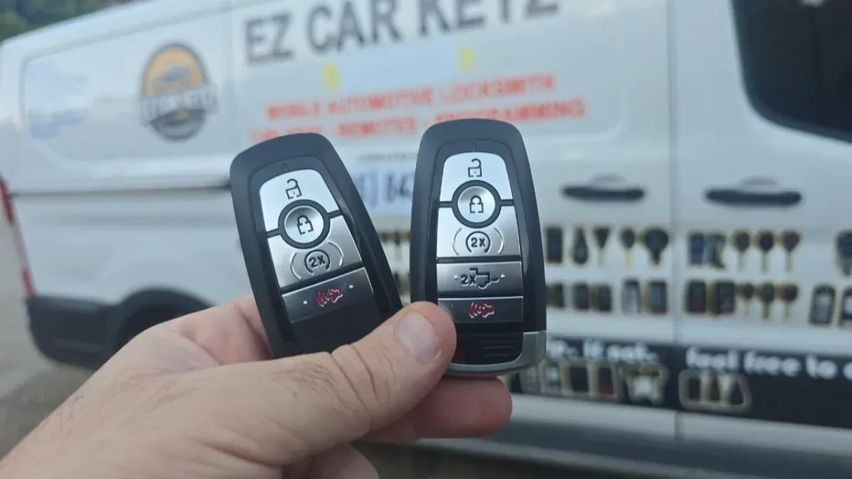 Quick turnaround 2020 Ford Mustang car key by EZ Car Keyz in Lakeside CA