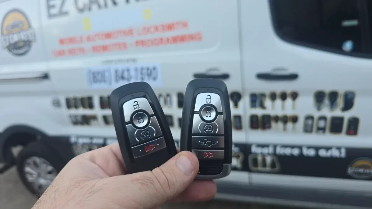 Emergency 2021 Ford Mustang car key service in Lemon Grove CA