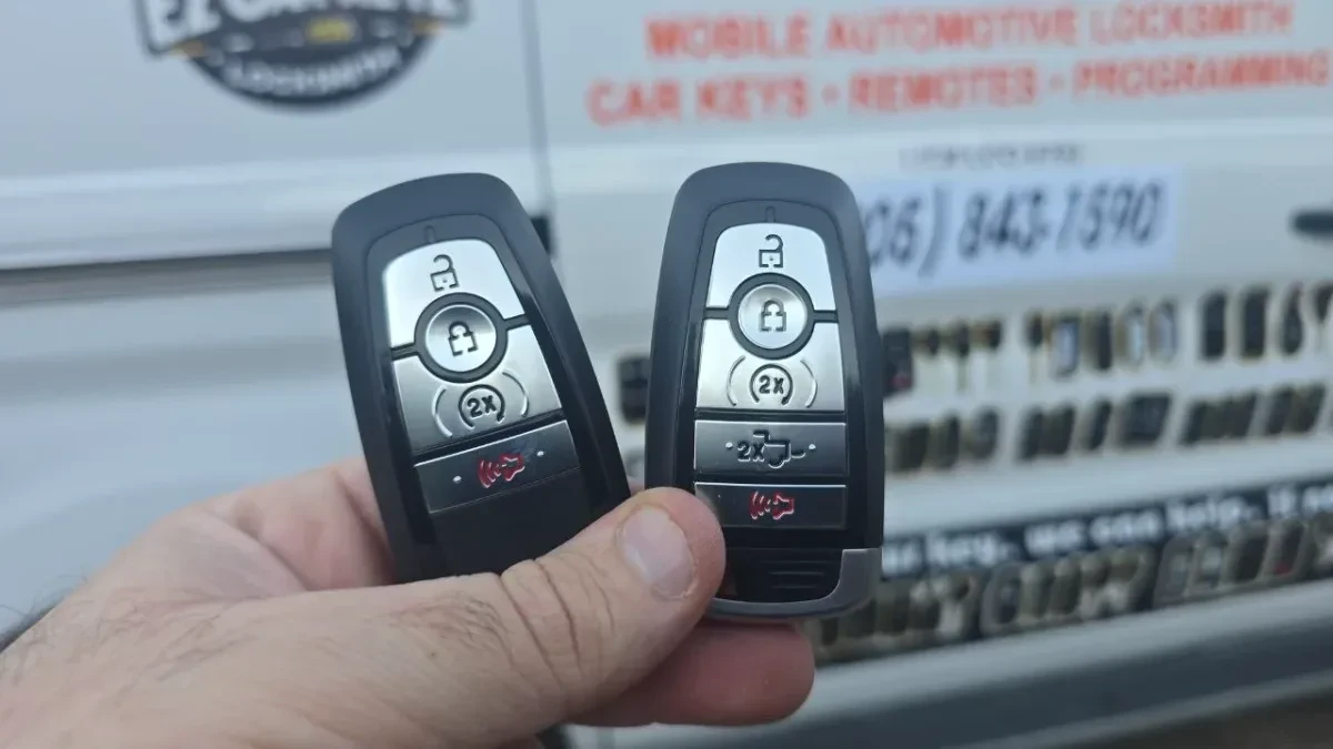 Same-day 2022 Ford Mustang key replacement in National City CA