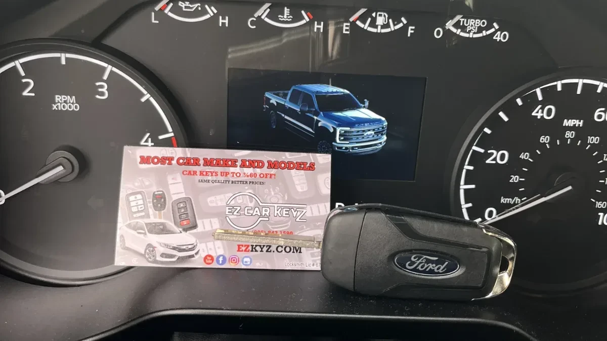 Quick turnaround 2014 Ford Transit Connect car key by EZ Car Keyz in Escondido CA