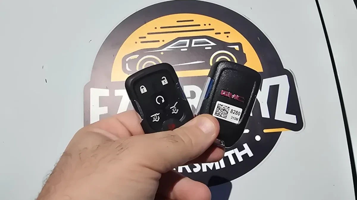 Licensed locksmith replacing 1999 GMC Envoy key in Alpine CA
