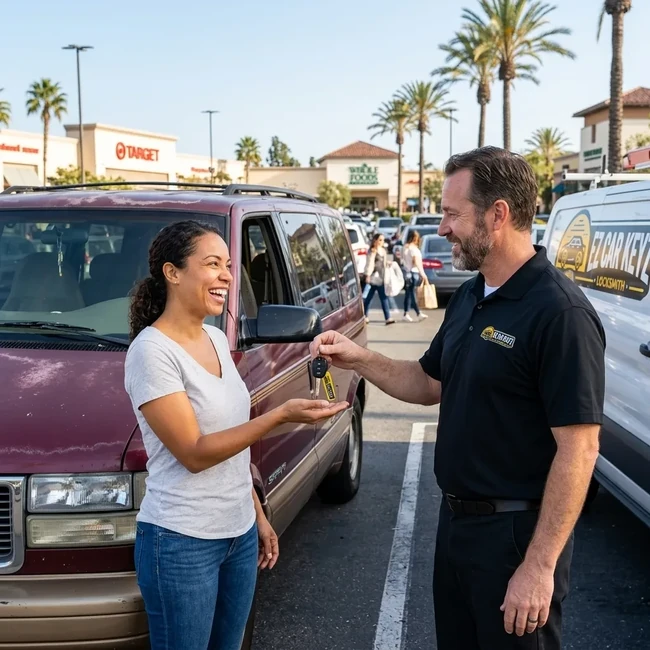 GMC Safari key replacement in San Diego County