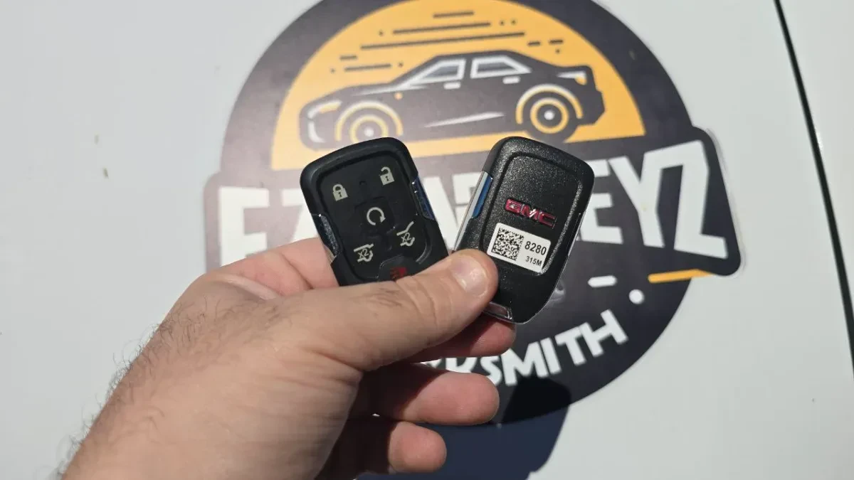 2022 GMC Yukon key made with no spare by EZ Car Keyz Poway CA