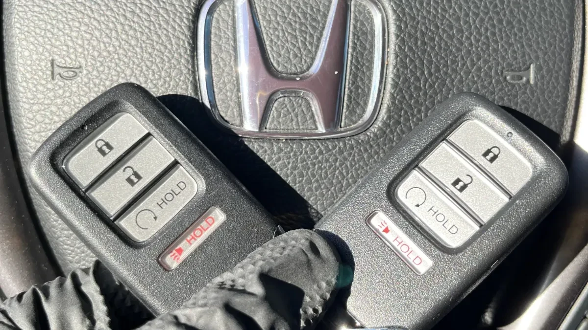 Insured mobile locksmith working on 2010 Honda Civic in Rancho Bernardo CA
