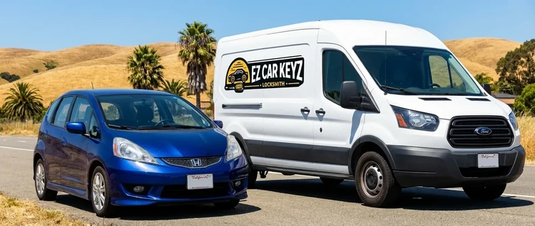 Honda Fit mobile car key service by EZ Car Keyz in San Diego County