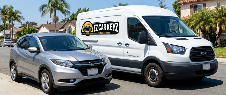 Honda HR-V mobile car key service by EZ Car Keyz in San Diego County