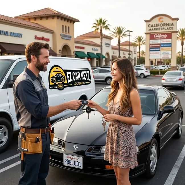 Honda Prelude key replacement in San Diego County