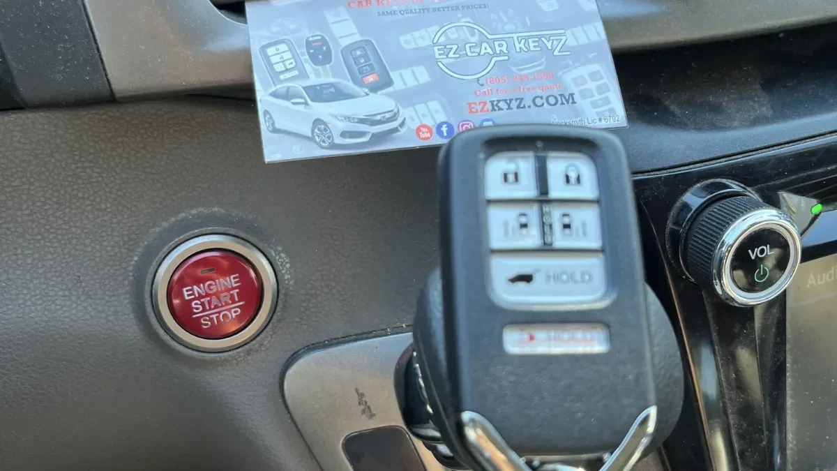 2002 Honda S2000 Affordable Key Replacement - EZ Car Keyz Chula Vista Insured mobile locksmith working on 2002 Honda S2000 in Chula Vista CA