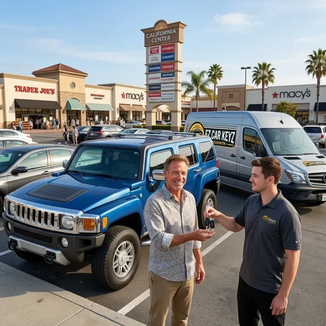Hummer H3 key replacement in San Diego County