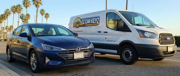 Hyundai Elantra mobile car key service by EZ Car Keyz in San Diego County