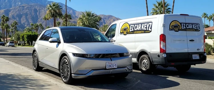 Hyundai IONIQ-5 mobile car key service by EZ Car Keyz in San Diego County