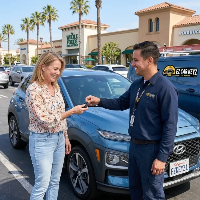 Hyundai Kona key replacement in San Diego County