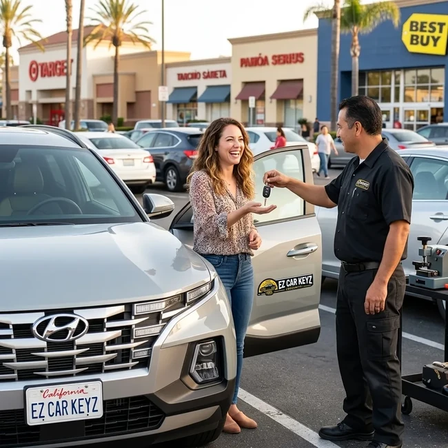 Hyundai Santa Cruz key replacement in San Diego County