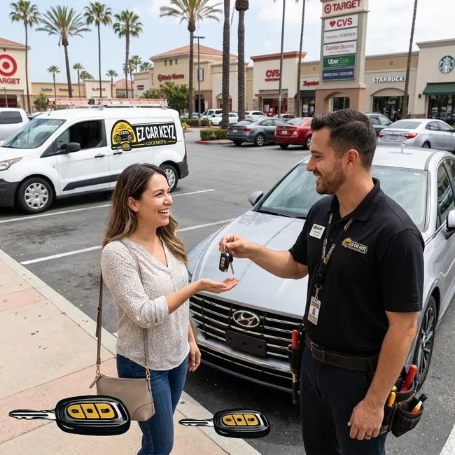 Hyundai Sonata key replacement in San Diego County