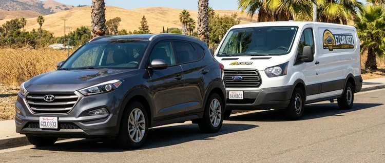 Hyundai Tucson mobile car key service by EZ Car Keyz in San Diego County