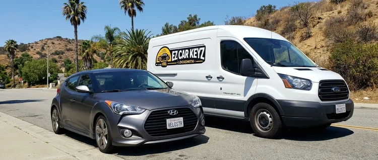 Hyundai Veloster mobile car key service by EZ Car Keyz in San Diego County