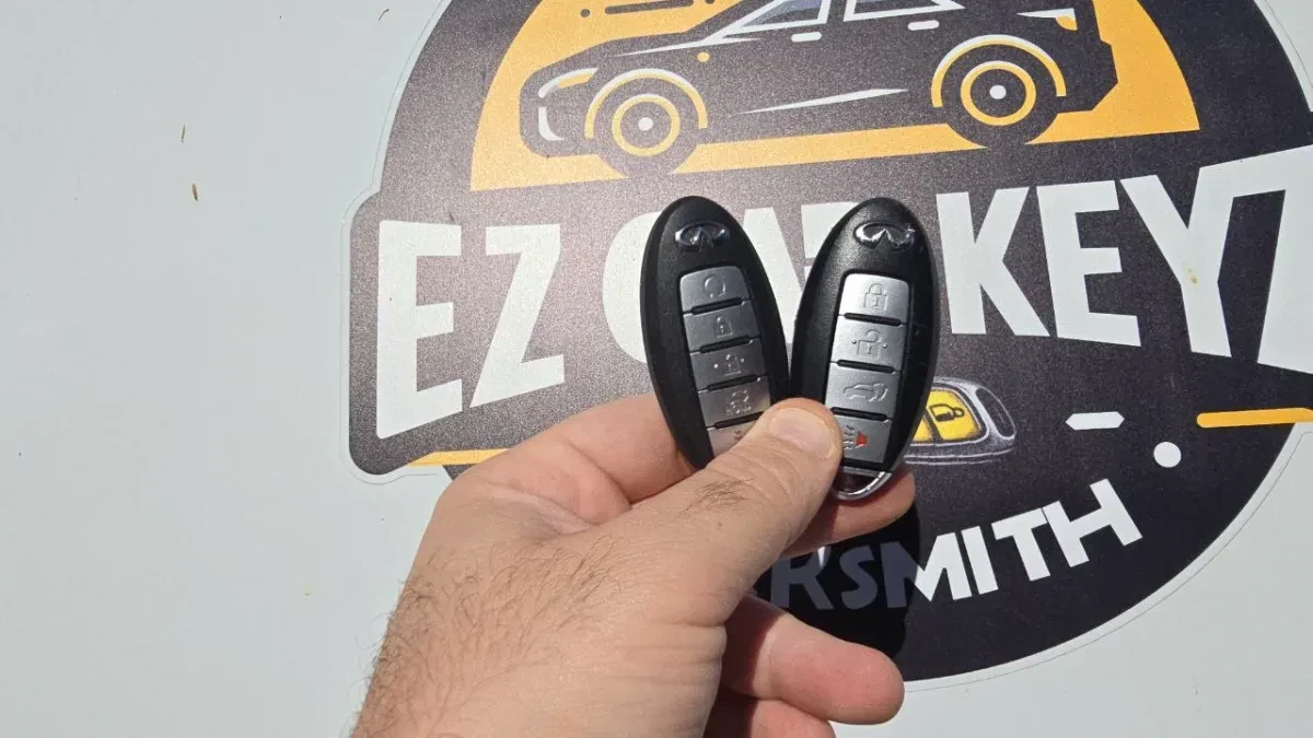 All keys lost service for 2012 Infiniti M37 by EZ Car Keyz Imperial Beach CA