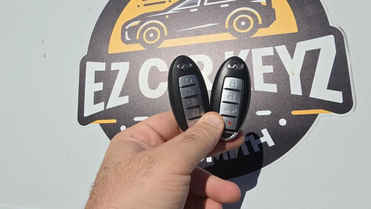 2005 Infiniti M45 key made with no spare by EZ Car Keyz Oceanside CA