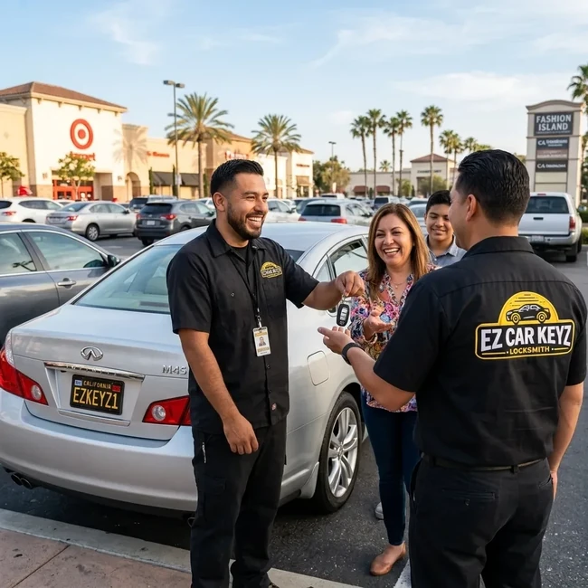 Infiniti M45 key replacement in San Diego County
