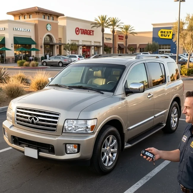 Infiniti QX56 key replacement in San Diego County