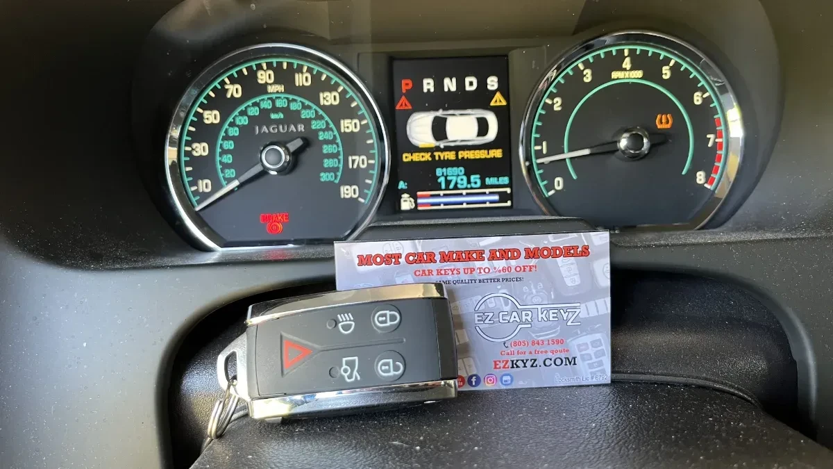 Same-day 2020 Jaguar E-Pace key replacement in Santee CA