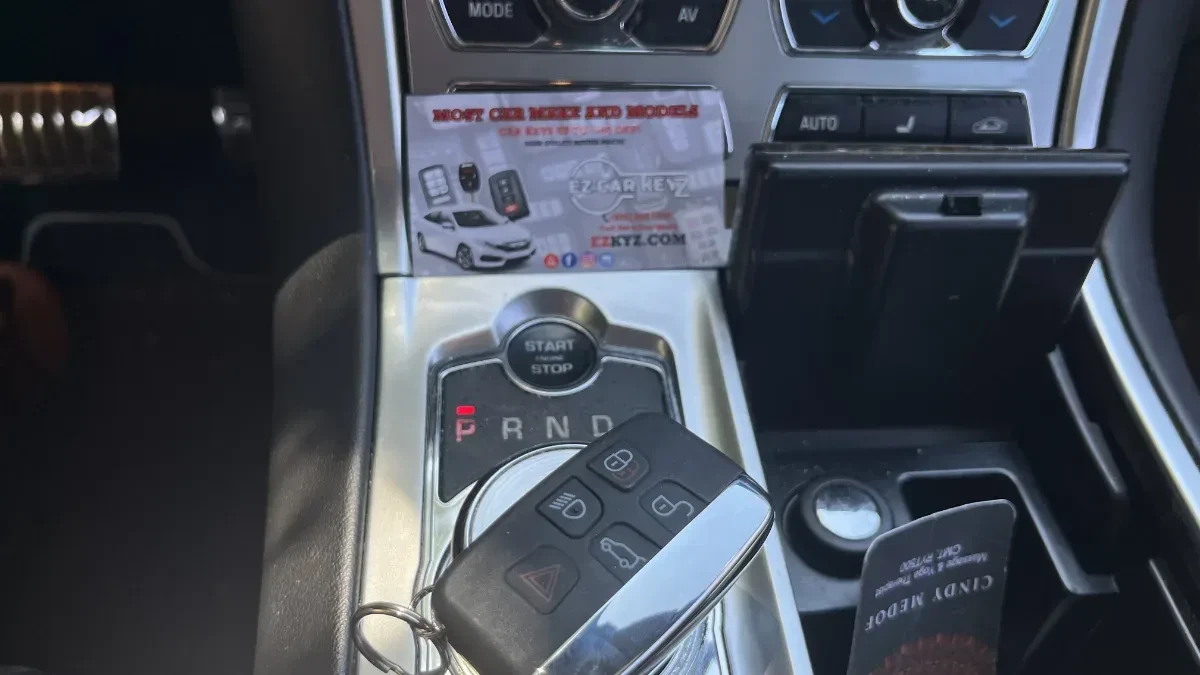 Licensed locksmith replacing 2022 Jaguar F-Pace key in San Ysidro CA