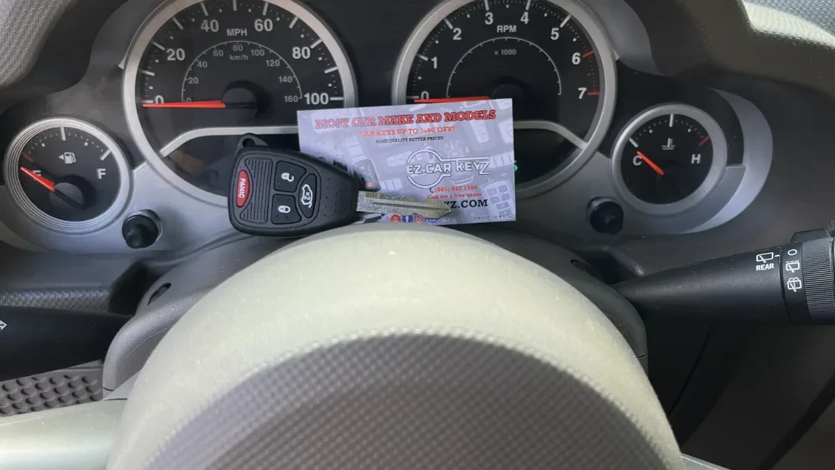 2010 Jeep Cherokee key replaced in your driveway in San Marcos CA