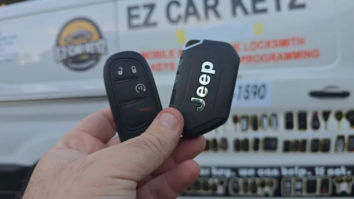 Quick turnaround 2008 Jeep Commander car key by EZ Car Keyz in Del Mar CA