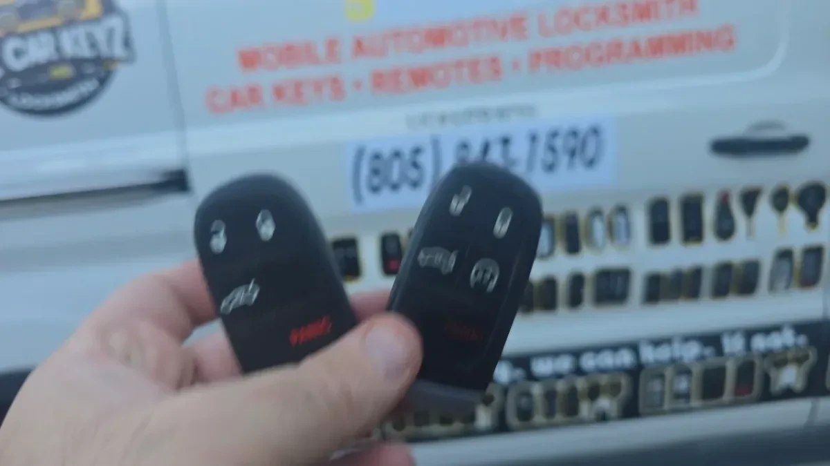 Insured mobile locksmith working on 2010 Jeep Compass in Lemon Grove CA