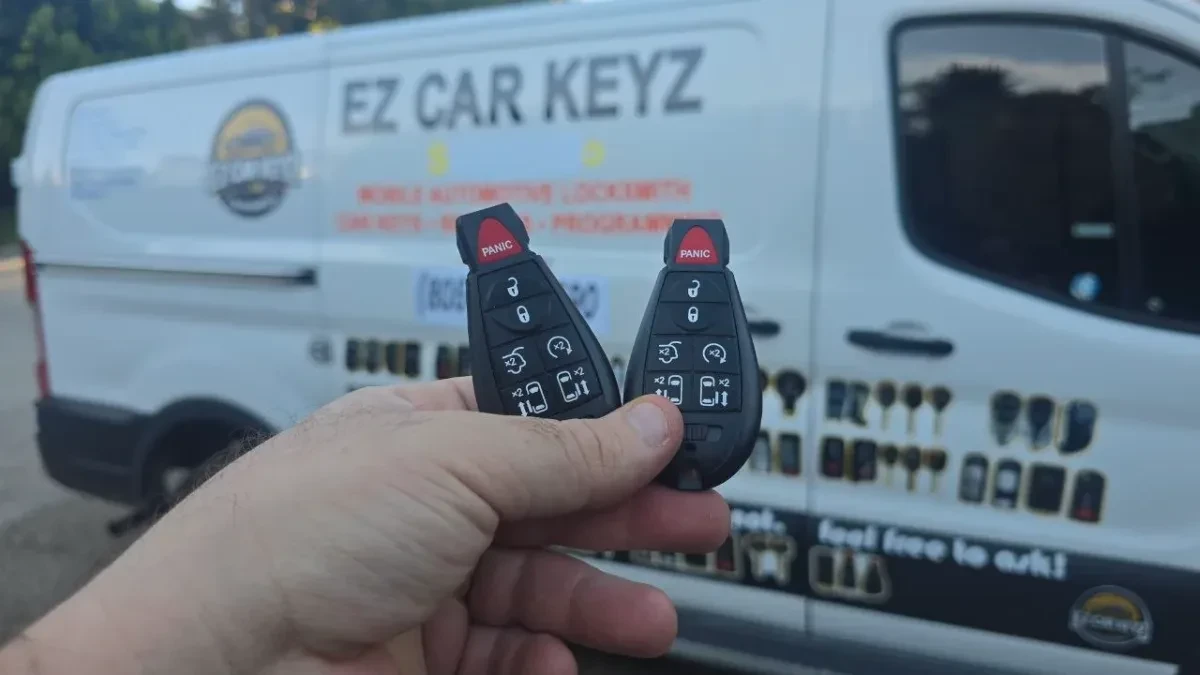 Lost 2021 Jeep Gladiator key replacement by EZ Car Keyz in Poway CA