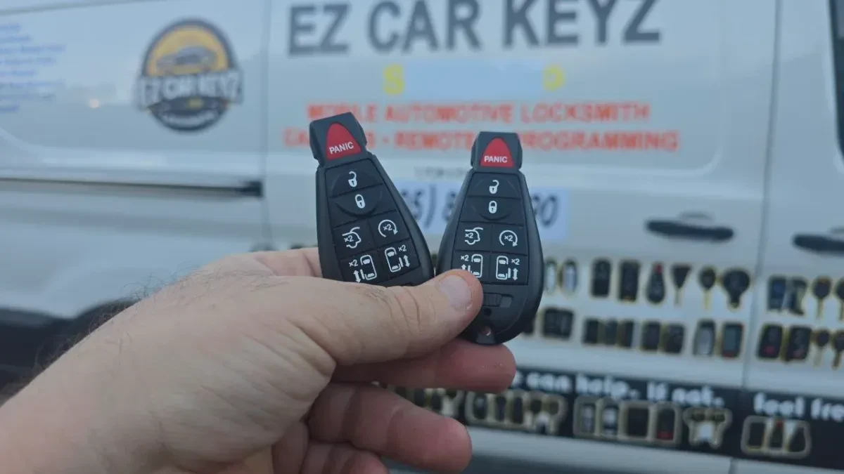 2004 Jeep Liberty Affordable Key Replacement - EZ Car Keyz San Ysidro Quick turnaround 2004 Jeep Liberty car key by EZ Car Keyz in San Ysidro CA