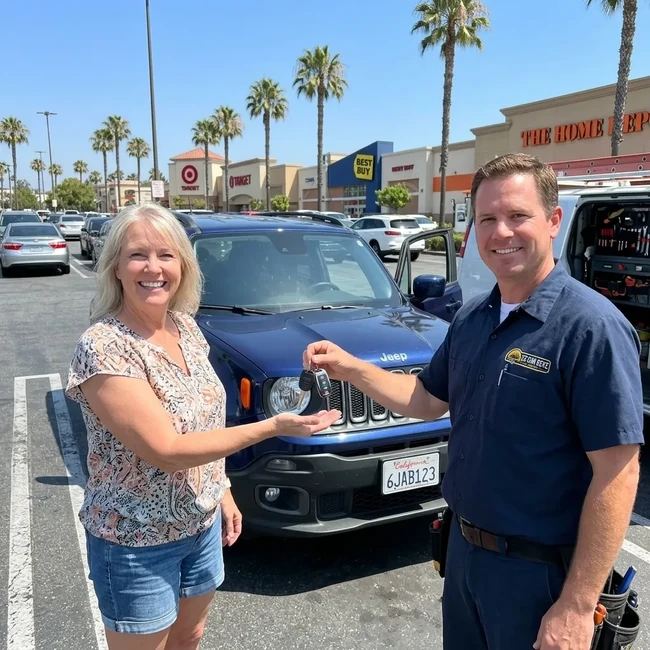 Jeep Renegade key replacement in San Diego County