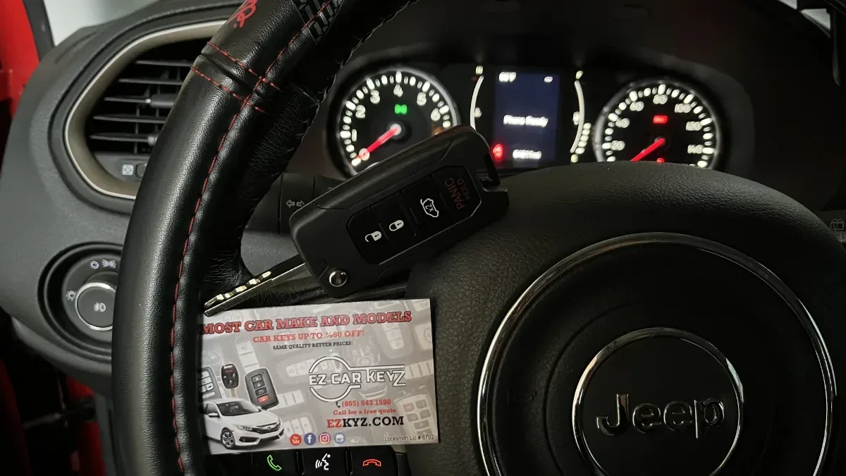 Mobile 2014 Jeep Wrangler key replacement at your location in La Mesa CA
